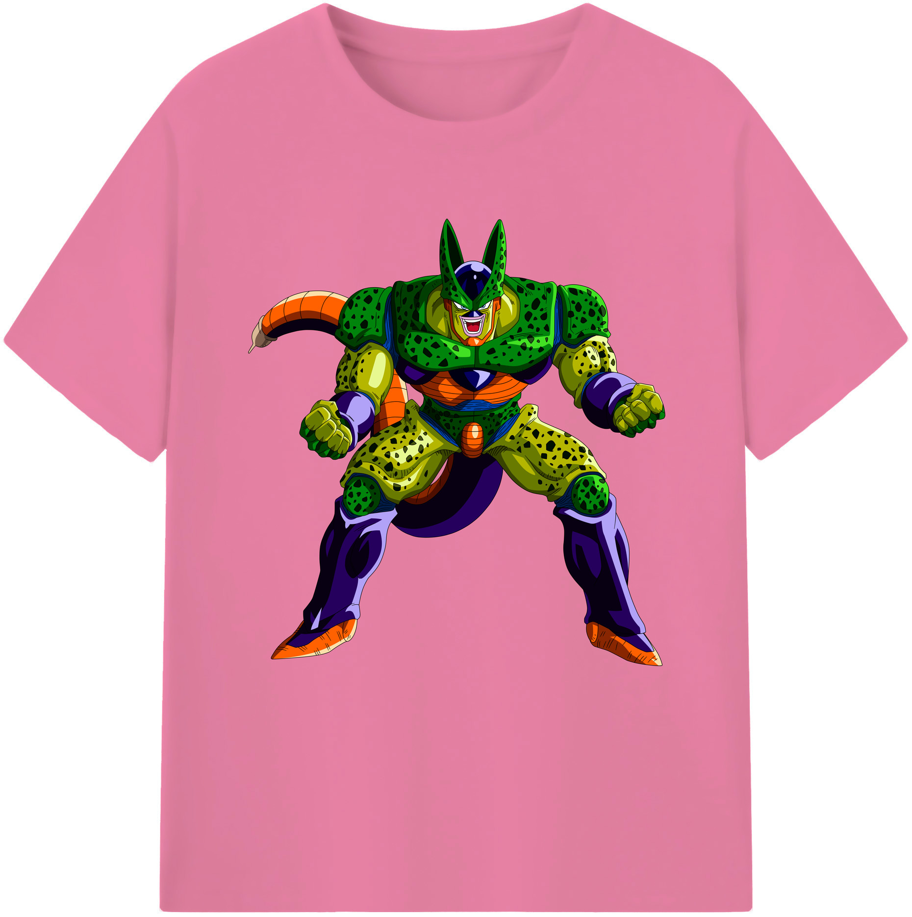 （画像用） ドラゴンボール セル DRAGON BALL Cell 綿100％半袖Tシャツ（フロントプリント）